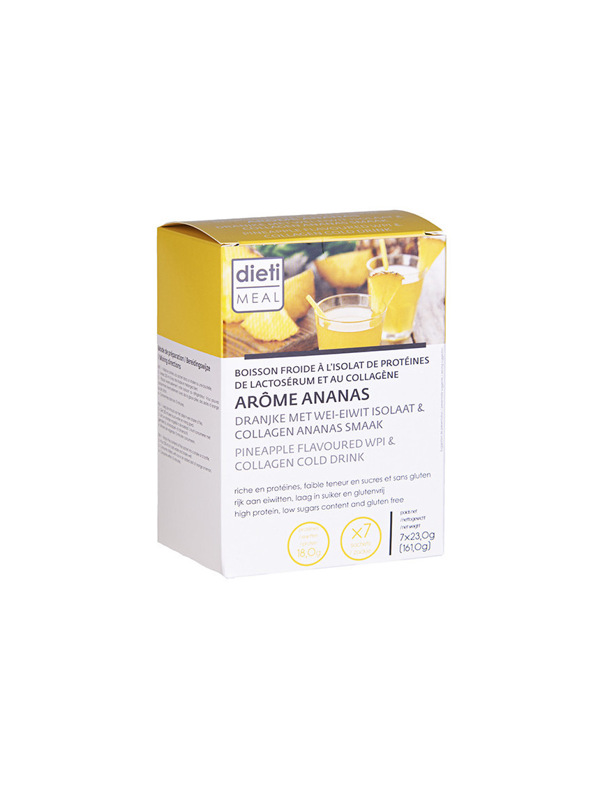 Protein Drink mit Ananas Geschmack