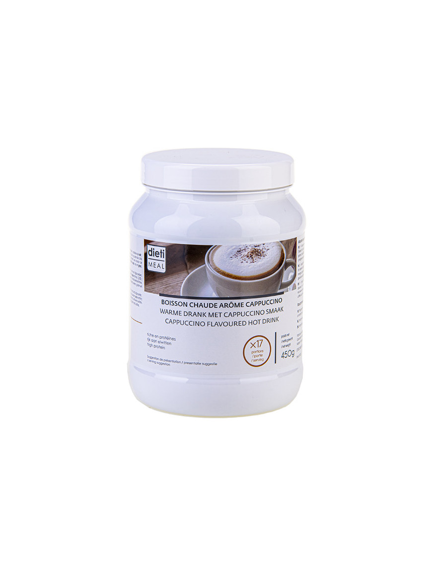 Heißgetränk Cappuccino Proteinpulver 450g