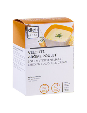 Protein-Suppe mit Hühnergeschmack