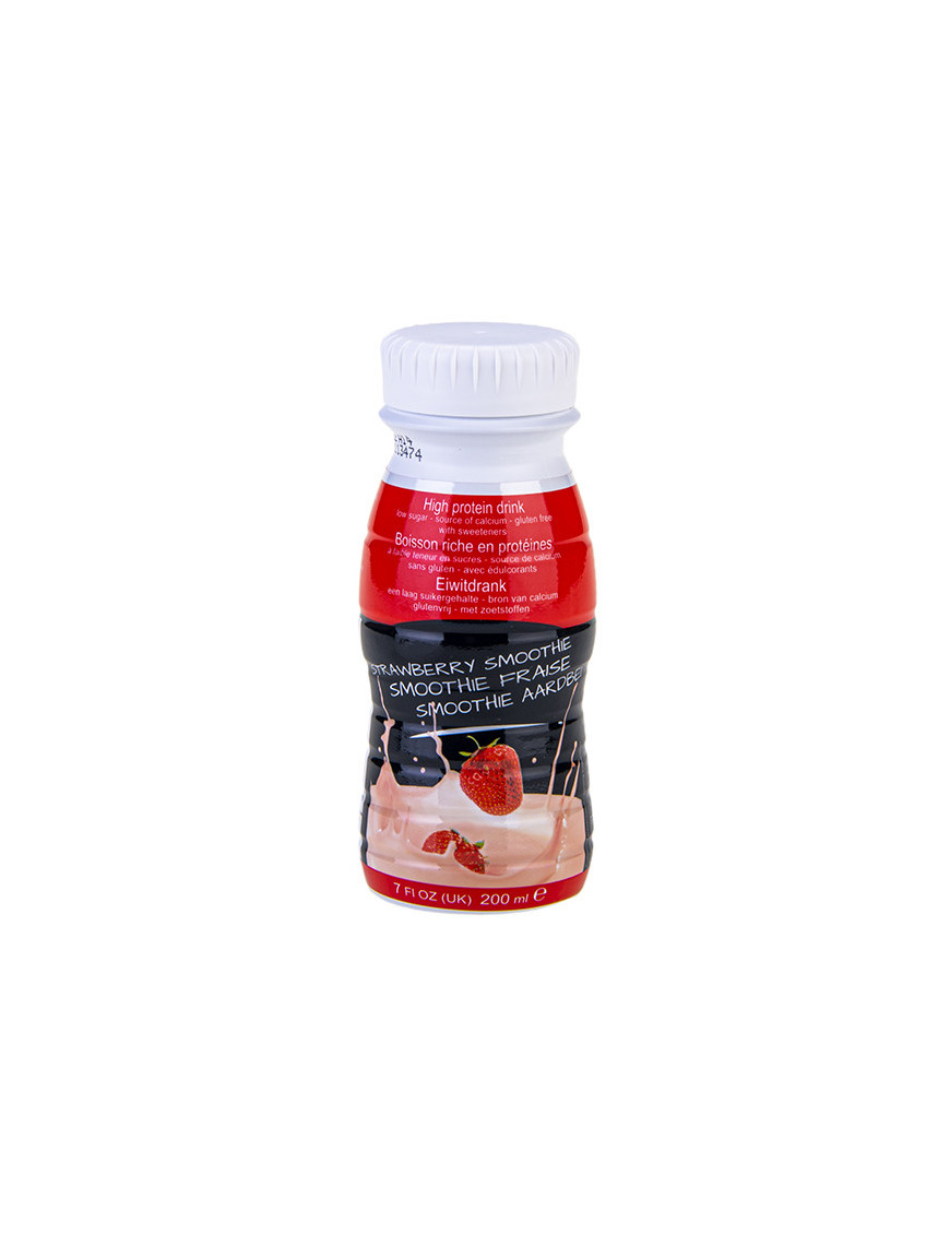 Protein Smoothie mit Erdbeergeschmack