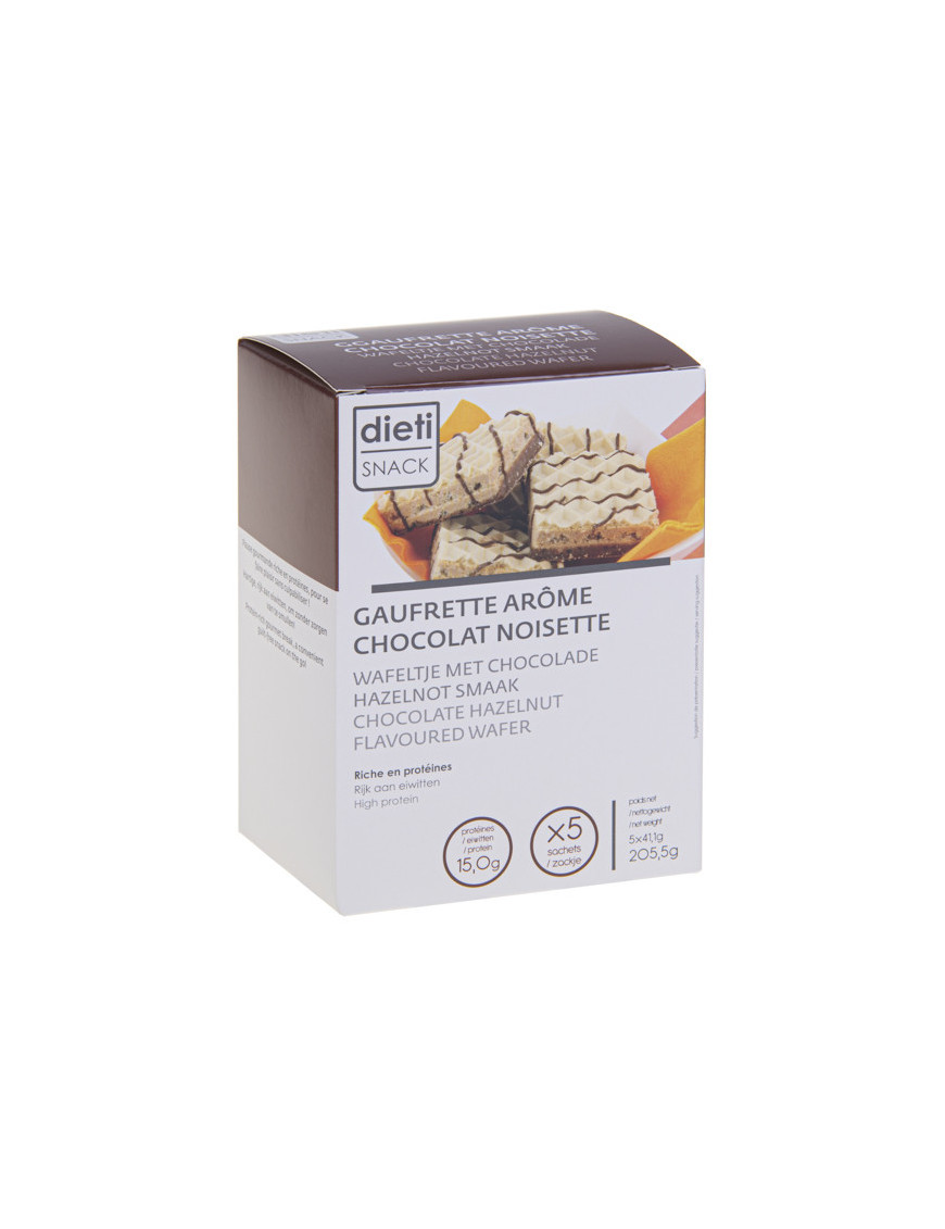 Protein-Waffeln mit Haselnuss-Geschmack