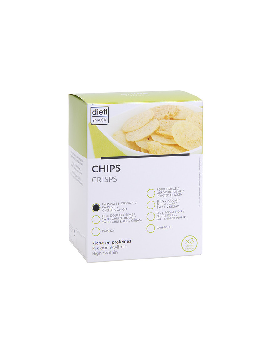Käse & Zwiebel Protein Chips