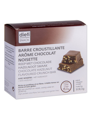 Proteinriegel Schokolade Haselnüsse