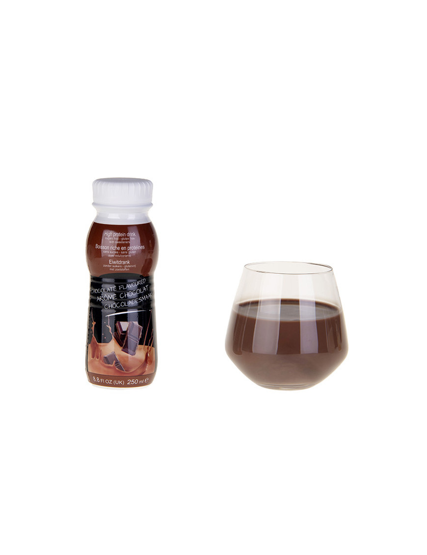 Proteindrink mit Schokoladengeschmack