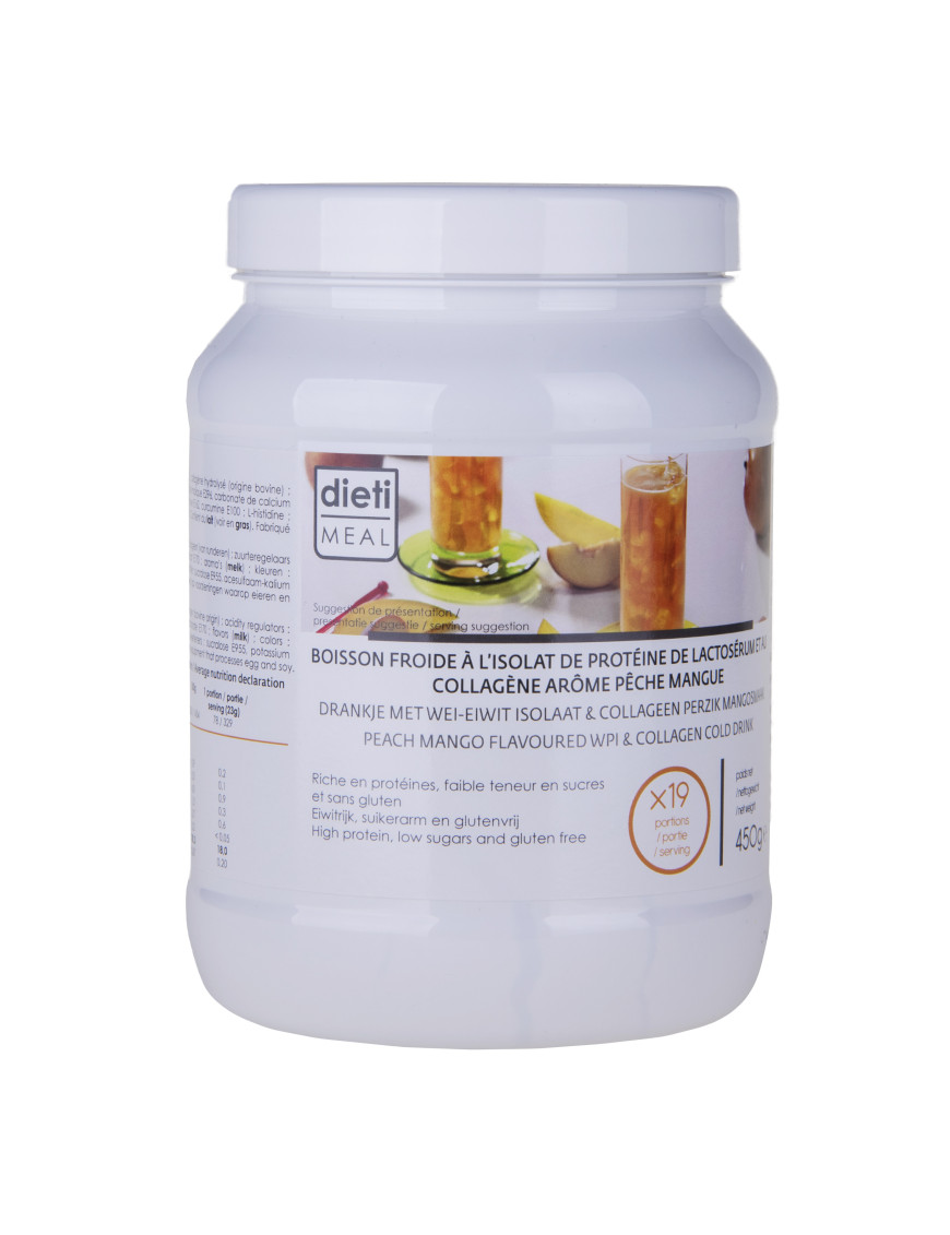 Proteinpulver mit Pfirsich-Mango-Geschmack 450 g
