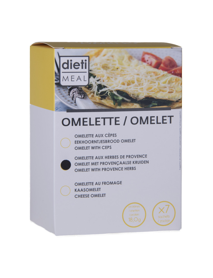 Eiweiß-Omelette mit Kräutern der Provence
