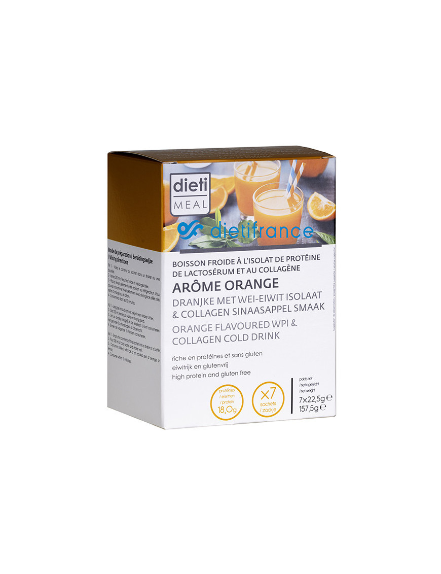 Protein Drink mit Orangengeschmack