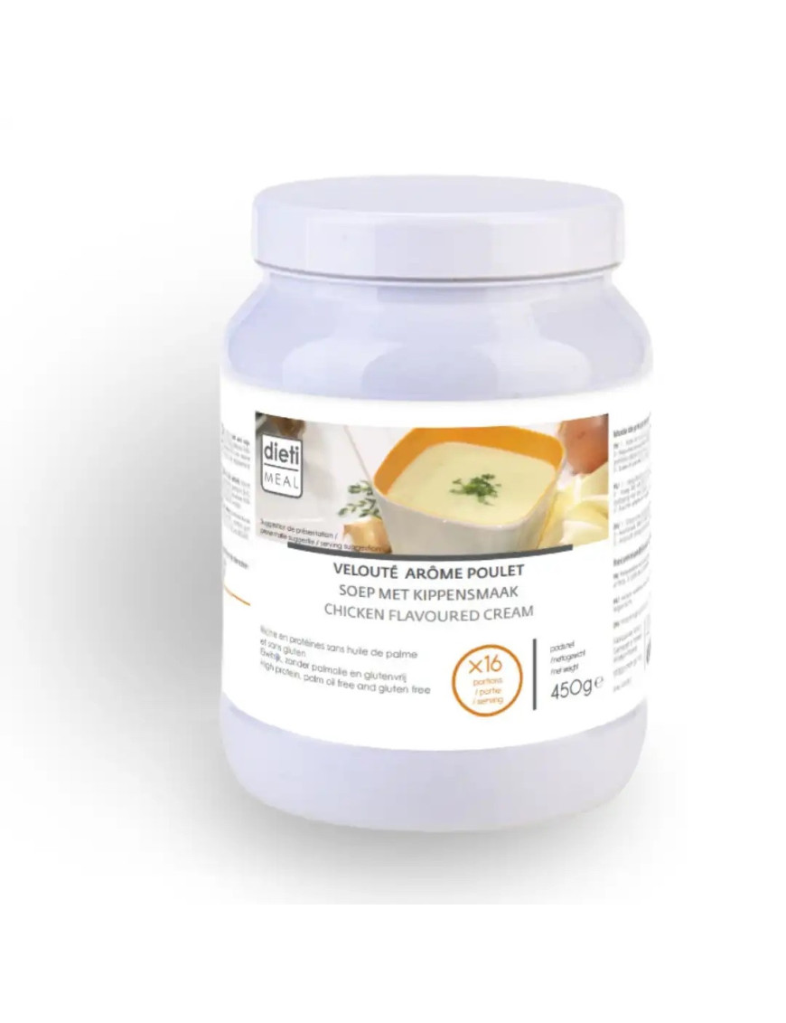 Eiweiß Hähnchen-cremesuppe