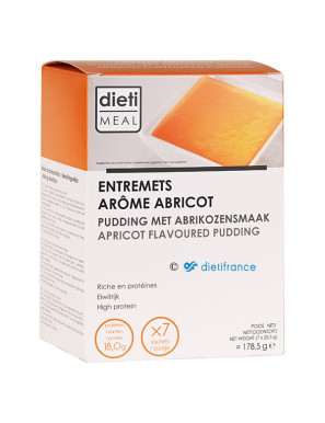 Protein Cremepudding mit Aprikose-Geschmack