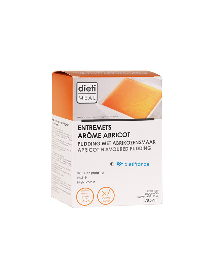 Protein Cremepudding mit Aprikose-Geschmack