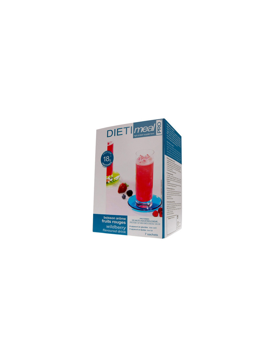 Protein Drink mit roten Früchte-Geschmack