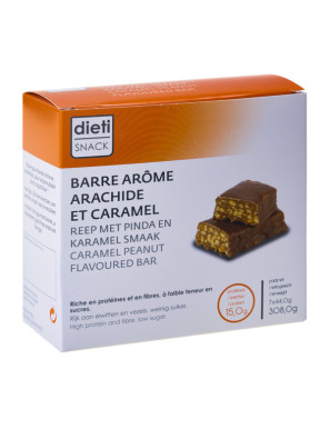 Proteinriegel Schokolade-Karamell-Erdnuss 