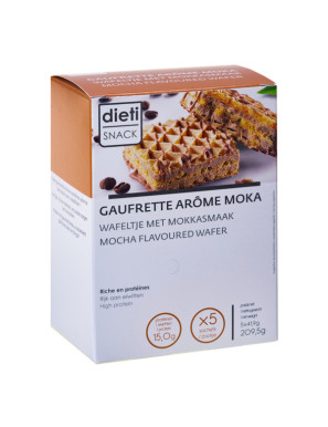 Protein Waffeln mit Mokka-Geschmack