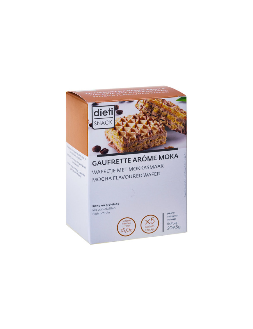 Protein Waffeln mit Mokka-Geschmack