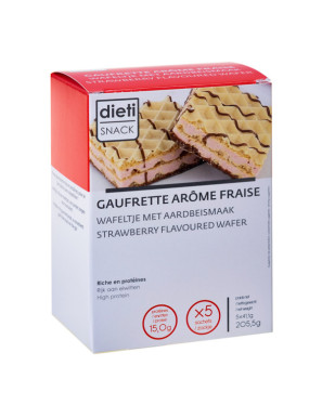 Protein Waffeln Erdbeer-Geschmack