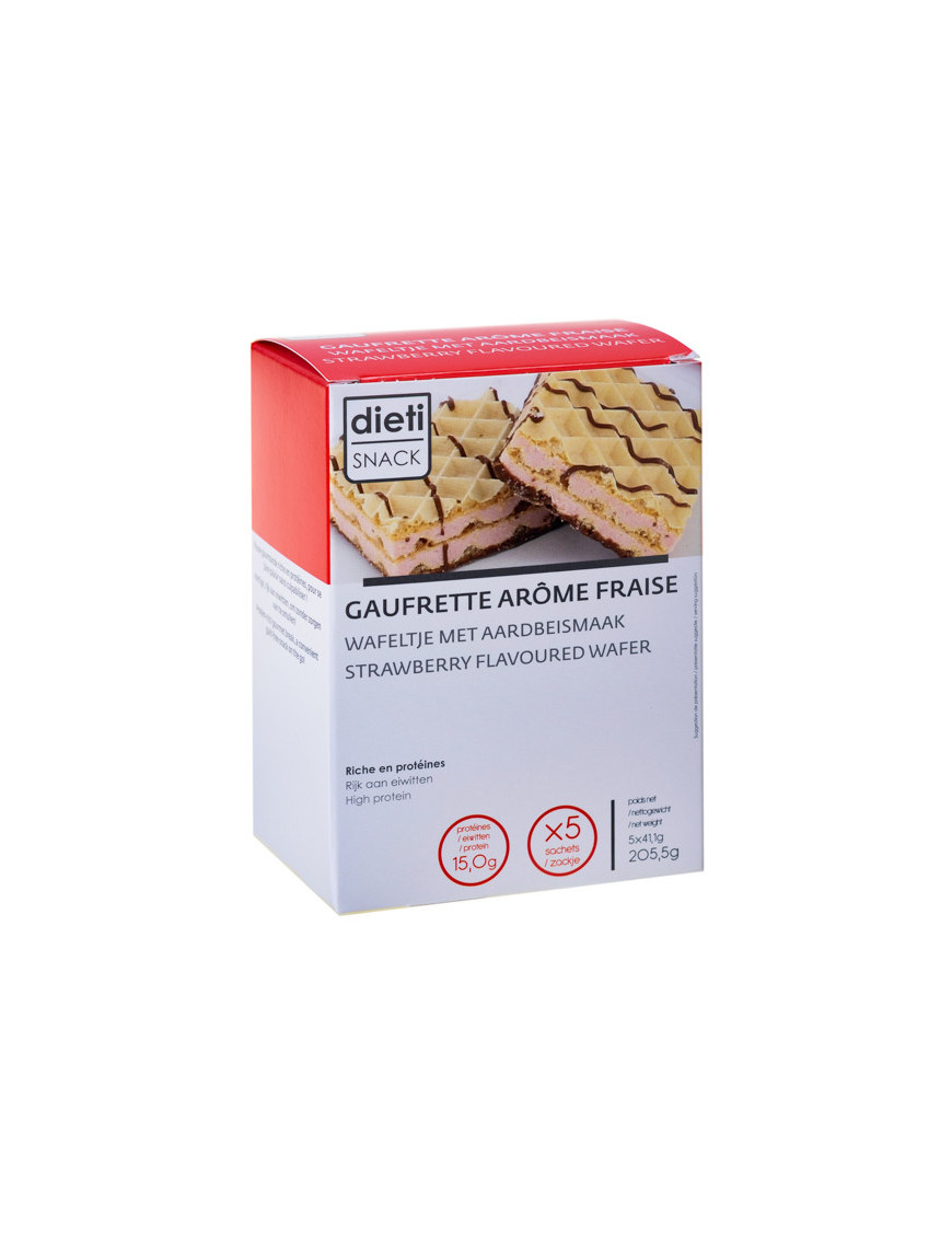 Protein Waffeln Erdbeer-Geschmack