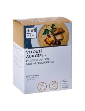 Protein-Suppe mit Pilzgeschmack
