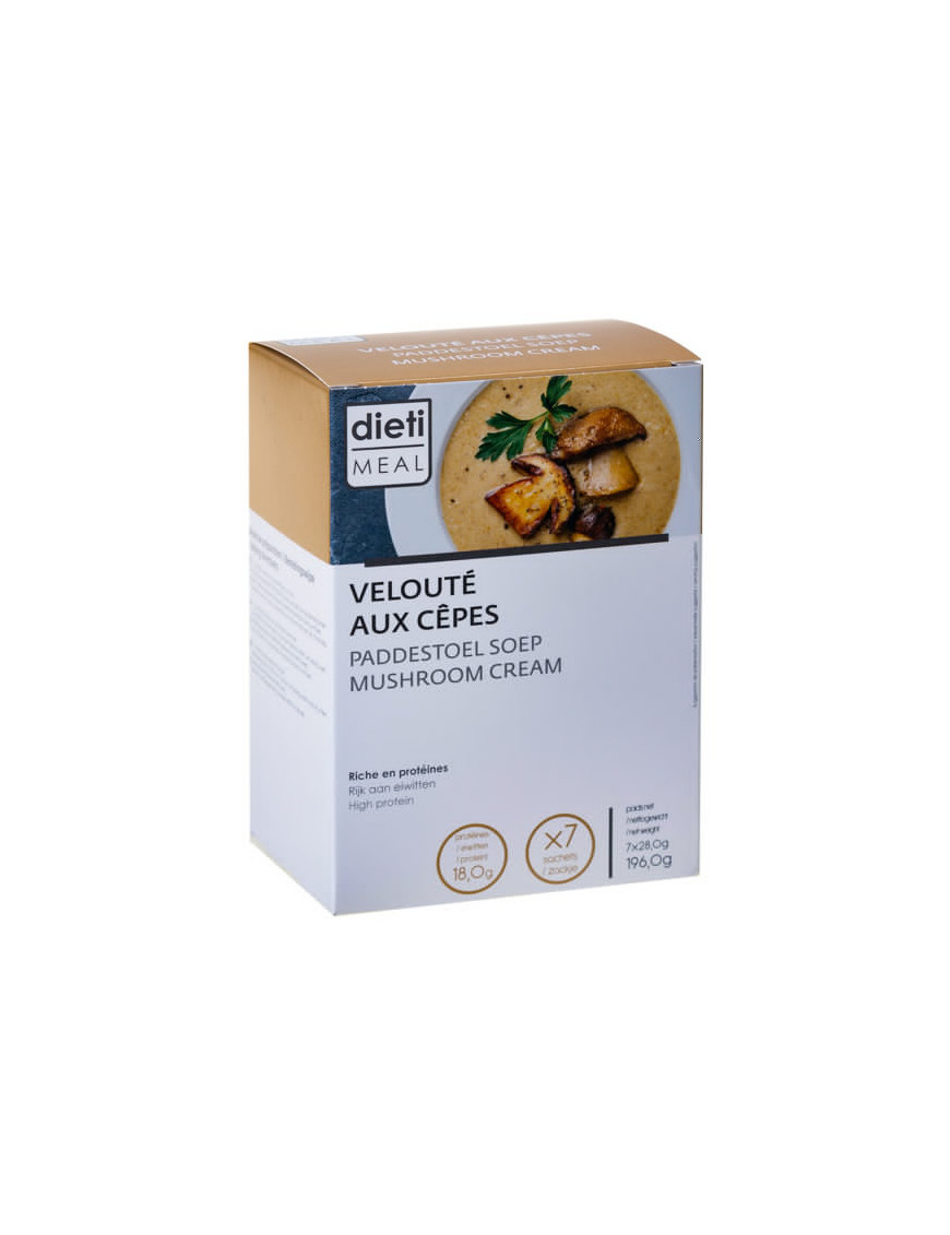 Protein-Suppe mit Pilzgeschmack