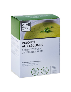 Protein-Suppe mit Gemüsegeschmack